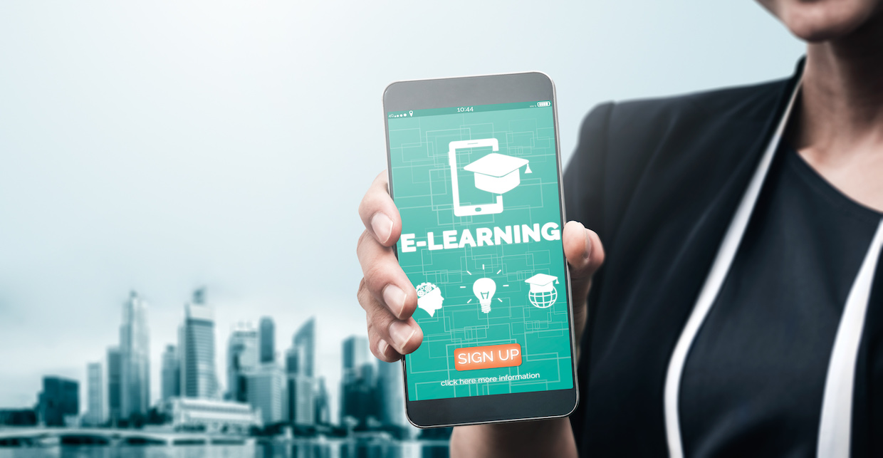 E-learning mobile apps