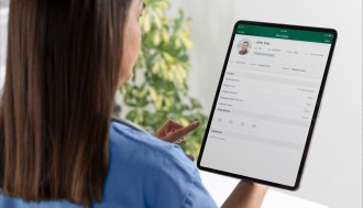 Medical software interface showing surgery planner