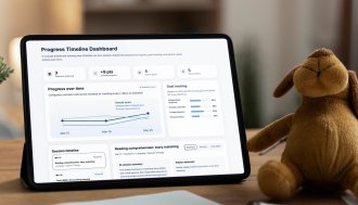 AI-powered learning progress platform dashboard